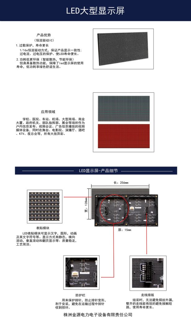 Large, Medium and Small Digital Parameter Display Screen