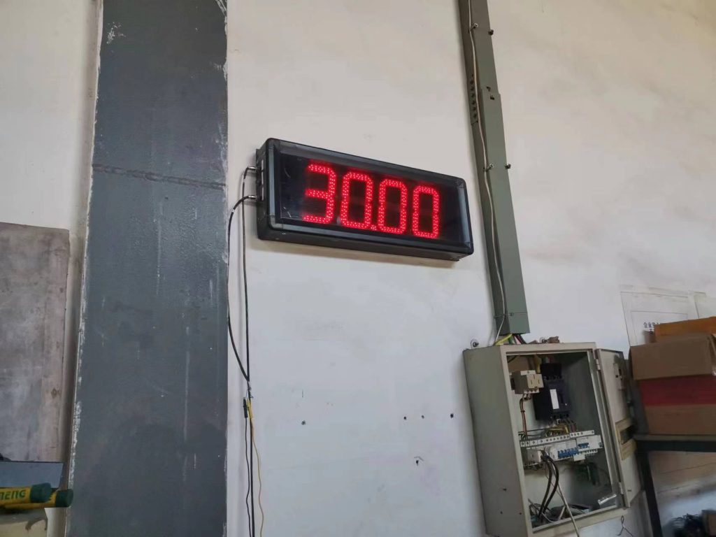 Large, Medium and Small Digital Parameter Display Screen